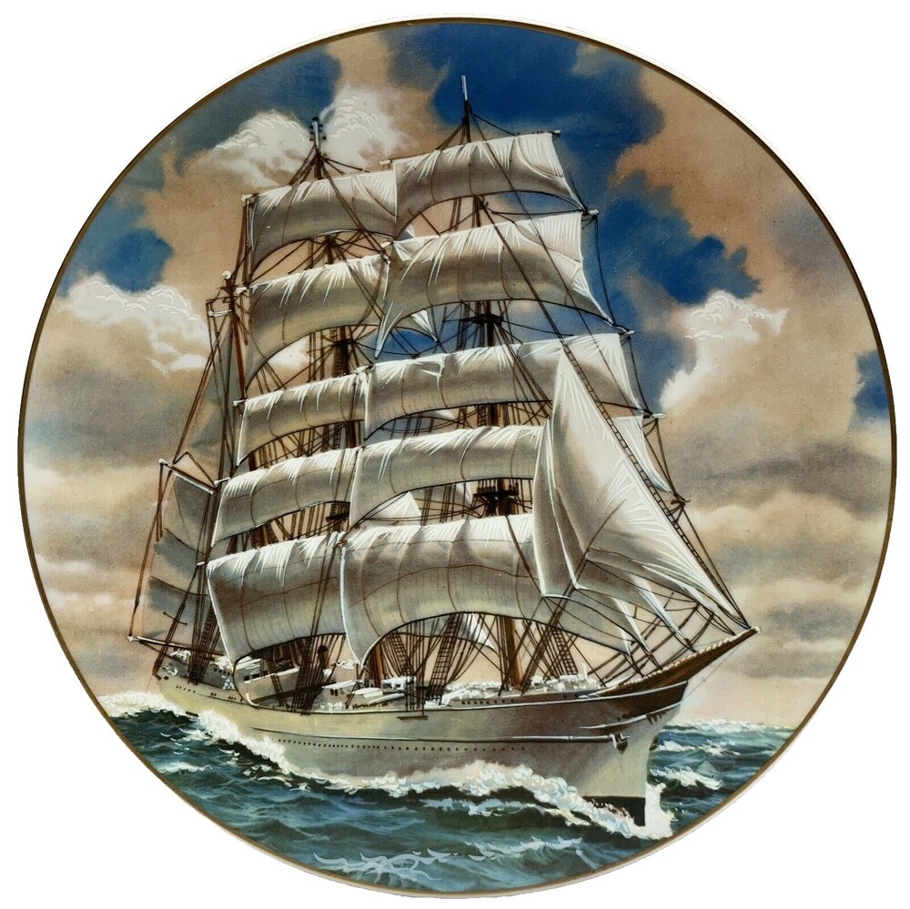 "The Eagle" Rosenthal Danbury Mint, Great American Sailing Ships Collector Plate